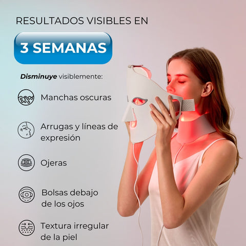 Glowskin Pro® - Máscara LED Antiedad